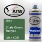 Preview: Jeep, Shale Green Metallic, GR / XGR: 400ml Sprühdose, von ATW Autoteile West.